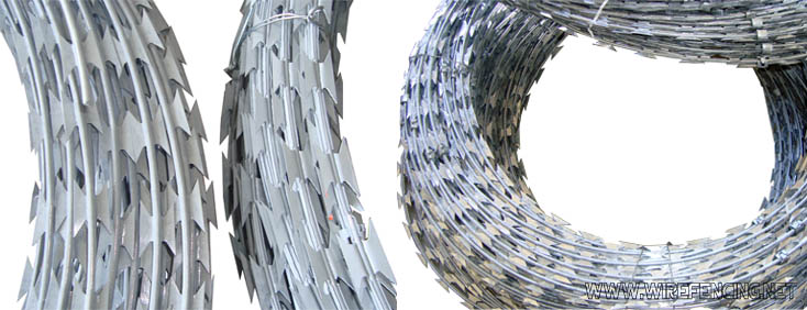 Electrophoretic razor wire