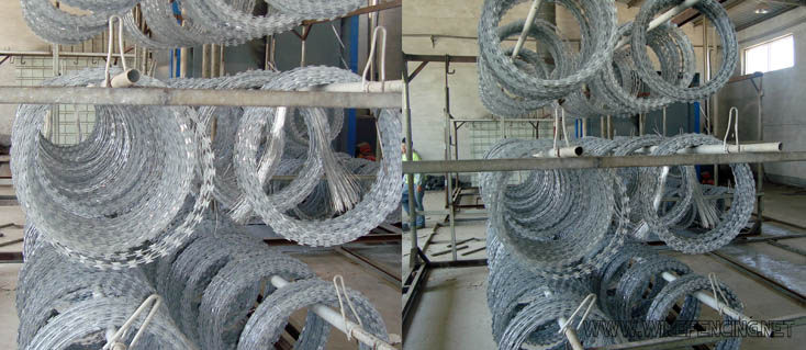 Electrophoretic razor wire